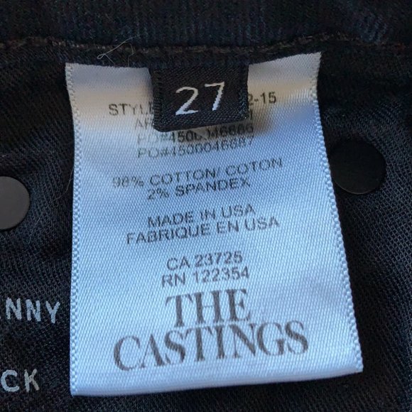 Aritzia The Castings Mid Rise Skinny Ankle Jeans - Picture 7 of 9